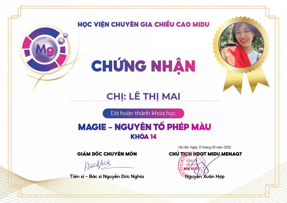 Chứng nhận: Magie – Nguyên tố phép màu (Khóa 14)